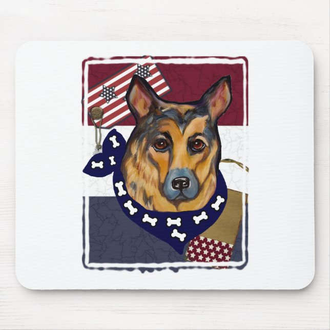 DEUTSCHE SHEPHERD MOUSEPAD (Vorne)