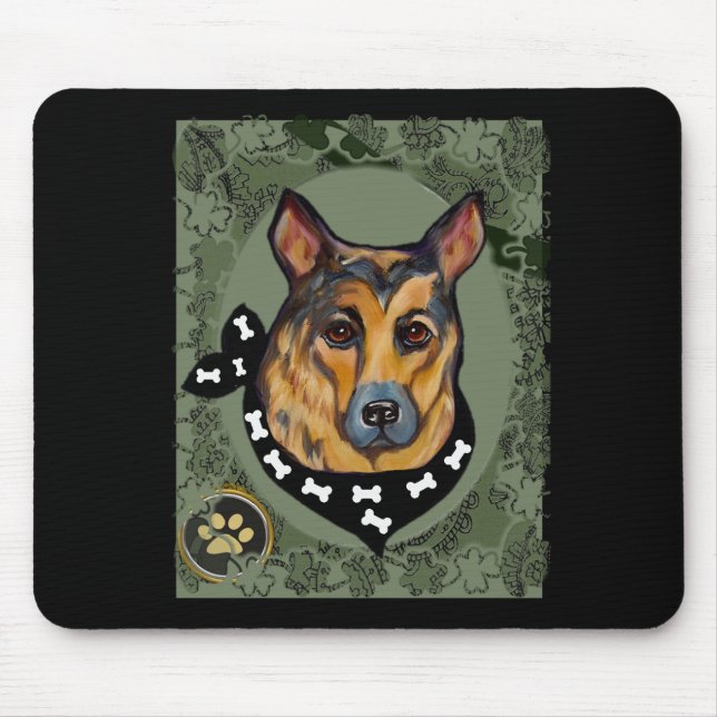 DEUTSCHE SHEPHERD MOUSEPAD (Vorne)