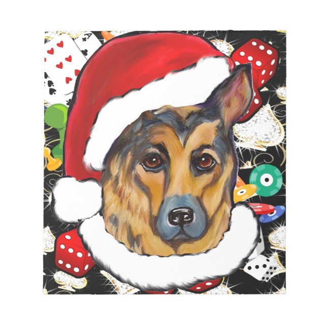 DEUTSCHE SHEPHERD NOTIZBLOCK (Vorderseite)