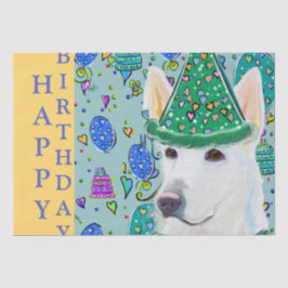 DEUTSCHE SHEPHERD SEIDENPAPIER