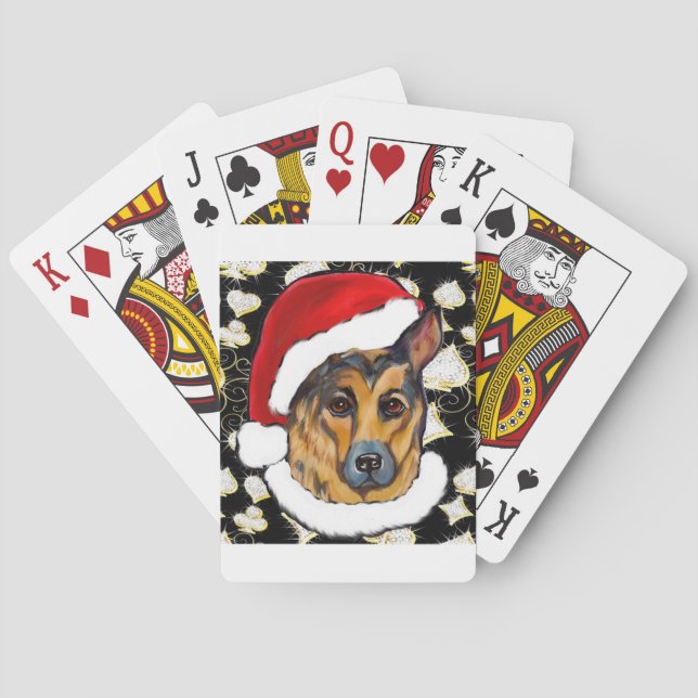 DEUTSCHE SHEPHERD SPIELKARTEN (Rückseite)