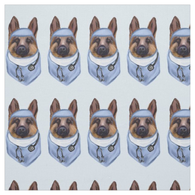 DEUTSCHE SHEPHERD STOFF (Muster)