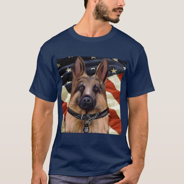 DEUTSCHE SHEPHERD T-Shirt (Vorderseite)