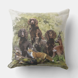 Deutsche Spaniels ( Deutscher Wachtelhund ) Kissen
