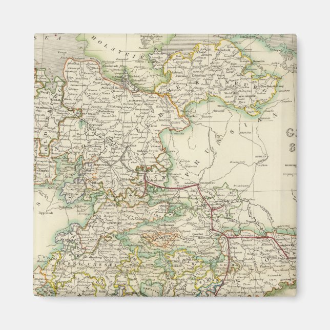 Deutsche Staaten Magnet (Vorne)