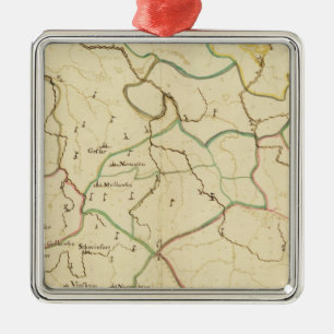 Deutsche Städte Ornament Aus Metall