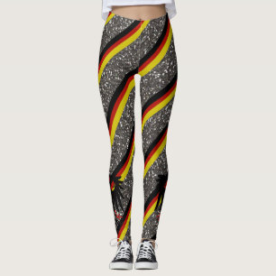 Deutsche Streifen-Flagge Leggings