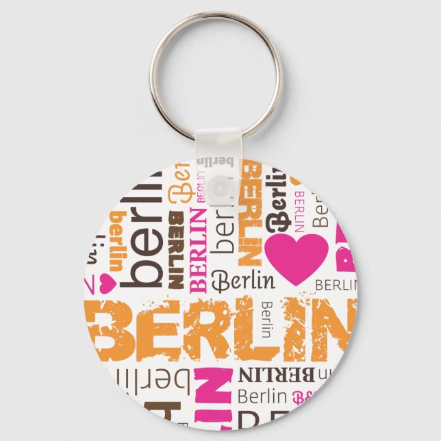 Deutsche Typografie Schlüsselanhänger (Vorderseite)