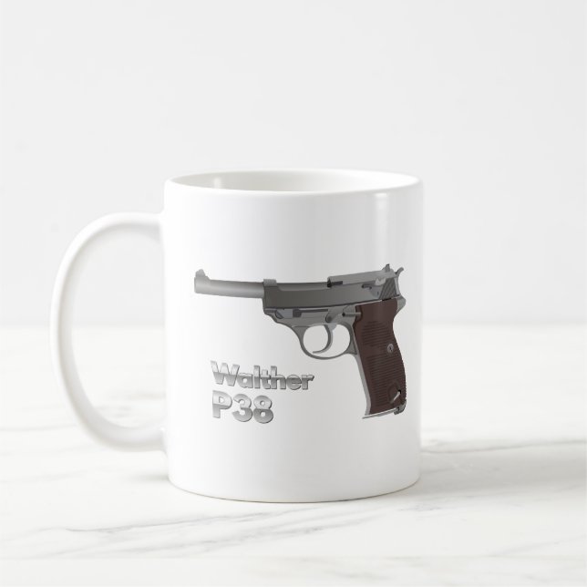 Deutsche W2 Pistole Kaffeetasse (Links)