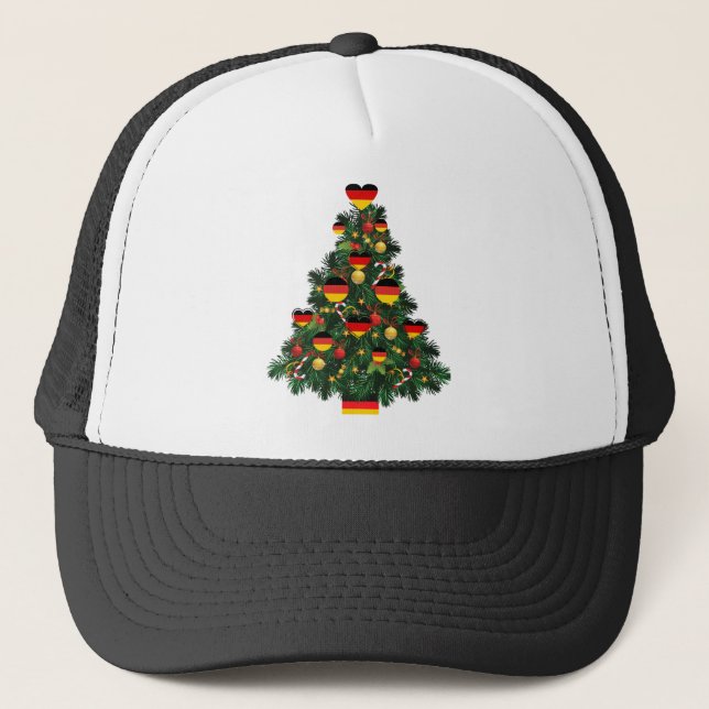 Deutsche Weihnachtsfeiertage aus Deutschland Truckerkappe (Vorderseite)