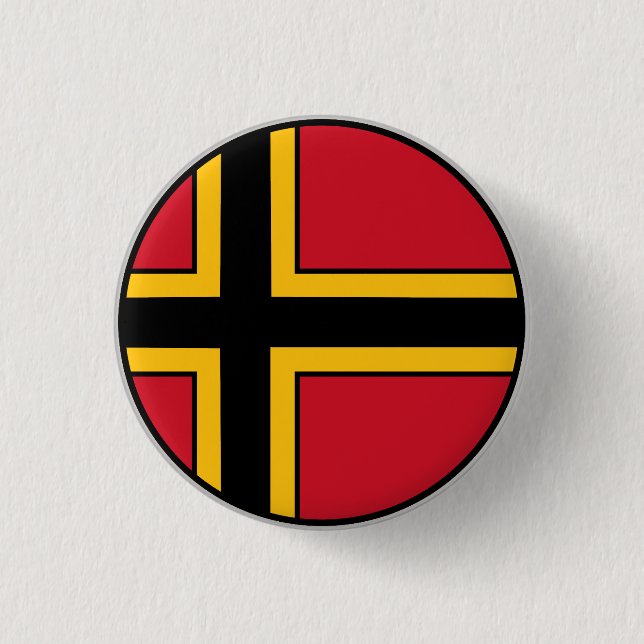 Deutsche Widerstandsflagge Button (Vorderseite)