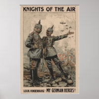 Deutsche WW1 Poster Knights of the Air