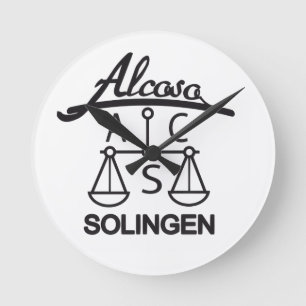 Deutsche ww2 Alcoso Solingen Runde Wanduhr