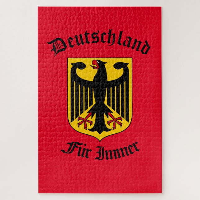 Deutscher Adler, Deutschland für immer/Pelz Immer (Vertikal)