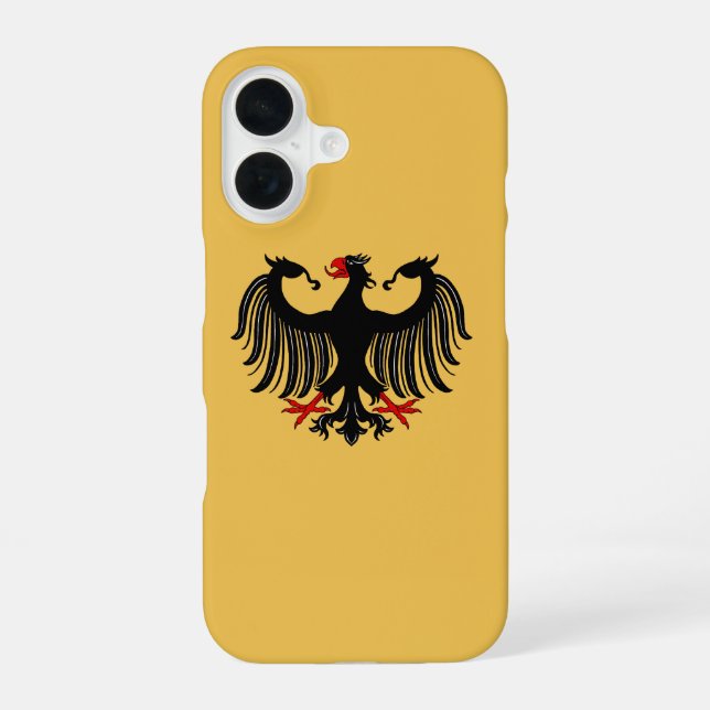 Deutscher Adler iPhone 16 Hülle (Rückseite)