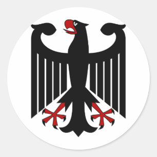 Deutscher Adler Runder Aufkleber