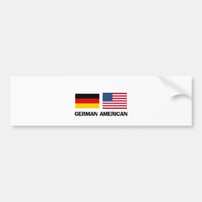Deutscher Amerikaner Autoaufkleber (Vorne)