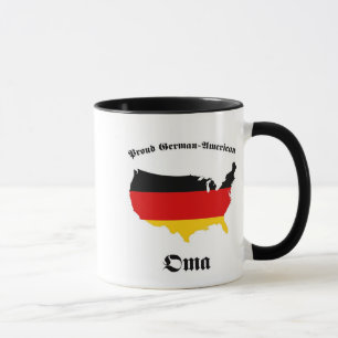 Deutscher Amerikaner Oma - Oma - Großmutter Tasse