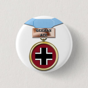Deutscher Asmedaillenknopf Button