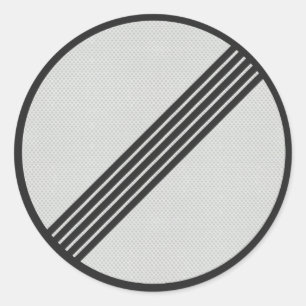 Deutscher Autobahn Aufkleber "keiner