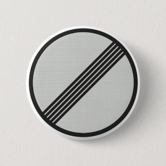 Deutscher Autobahnlandstraßen-Zeichenknopf Button