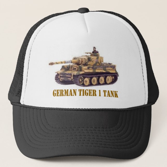 DEUTSCHER BEHÄLTER DES TIGER-1 TRUCKERKAPPE (Vorderseite)