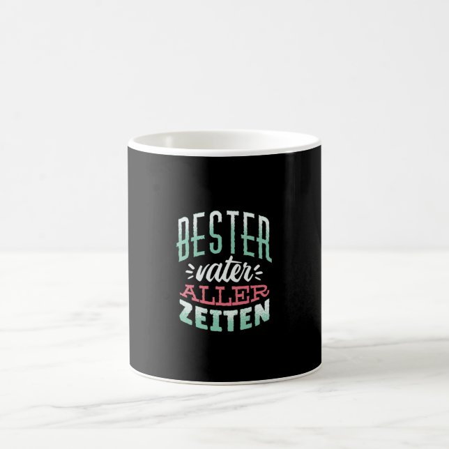 Deutscher bester Vater Kaffeetasse (Mittel)