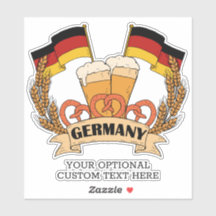 Deutscher Bieraufkleber