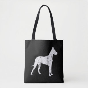Deutscher Dogge-Hundebesitzer-Geschenk Vintage-Tie Tasche