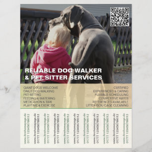 Deutscher Dogge-Hundesitter  Flyer