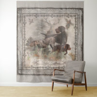 Deutscher Drahthaar Pointer Tapestry