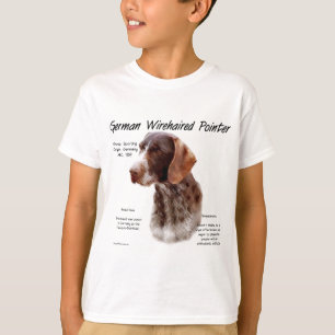 Deutscher Drahthaar-Zeiger-Geschichtsentwurf T-Shirt