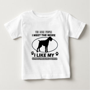 "deutscher Drahthaarzeiger" "deutsches Drahthaar Baby T-shirt