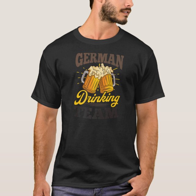 Deutscher Drink Team Beer T-Shirt (Vorderseite)