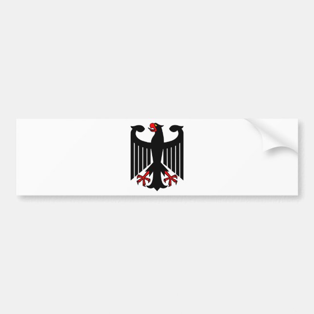 Deutscher Eagle Autoaufkleber (Vorne)