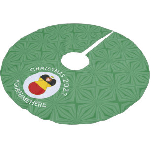 Deutscher Engel Weihnachtsflagge Personalisiert Polyester Weihnachtsbaumdecke