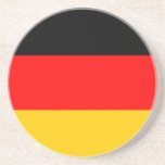 Deutscher Flaggen-Untersetzer Getränkeuntersetzer<br><div class="desc">Untersetzer mit der deutschen nationalen Flagge oder dem Bundesflagge.</div>