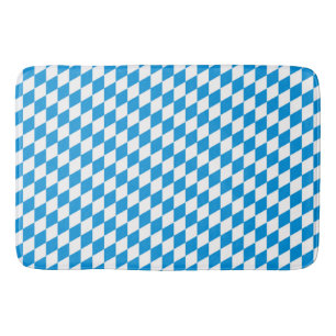 Deutscher Freistaat Bayern - Flaggenfarben Muster Badematte