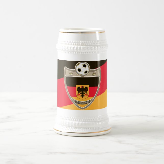 Deutscher Fußball Bierglas (Mittel)