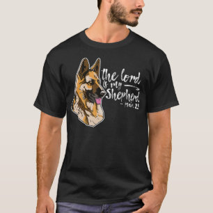 Deutscher Hirte Der Herr ist mein Hirte Psalm 23 B T-Shirt