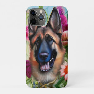 Deutscher Hirte im Garten Case-Mate iPhone Hülle