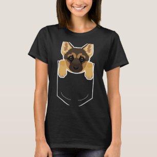 Deutscher Hirte in meinem Taschen Niedlicher Hunde T-Shirt