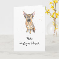 Deutscher Hirte, Muttersprache