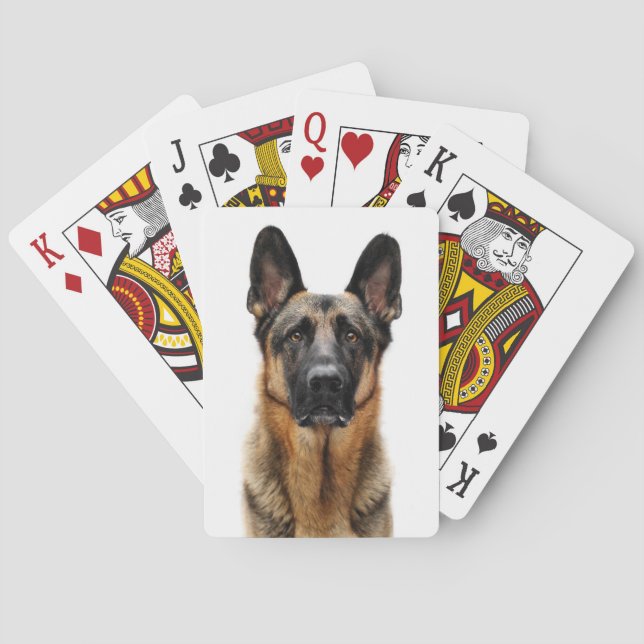 Deutscher Hirte Spielkarten (Rückseite)