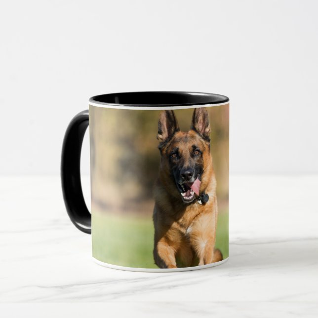 Deutscher Hirtenlauf Tasse (Vorderseite Links)