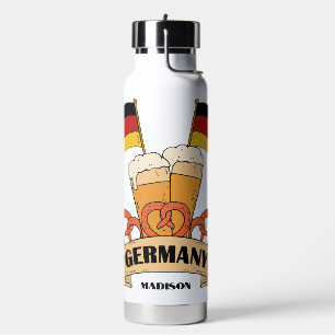 Deutscher individuelle Name Trinkflasche