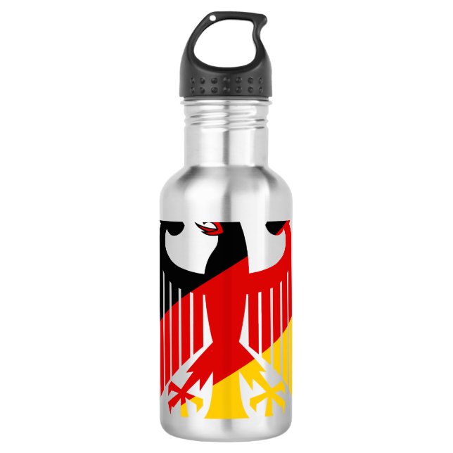 Deutscher Kaiseradler Edelstahlflasche (Vorderseite)