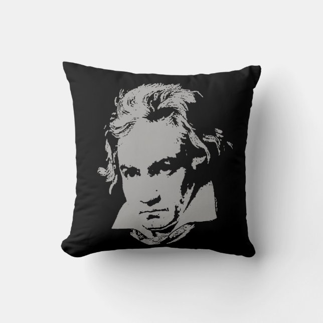 deutscher Komponist und Pianist Beethoven Kissen (Vorderseite)