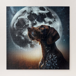 Deutscher Kurzfilm Pointer Nighttime Sky Moon Blue
