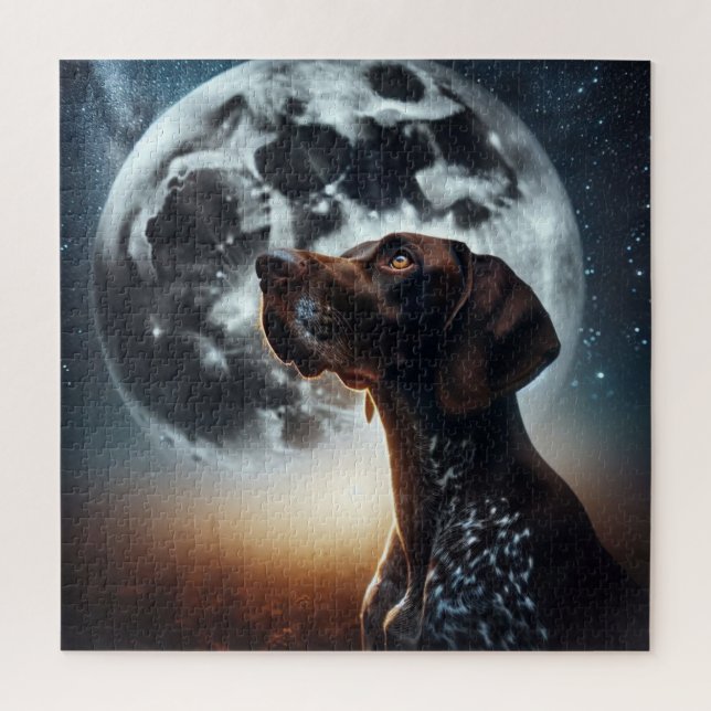 Deutscher Kurzfilm Pointer Nighttime Sky Moon Blue (Vertikal)